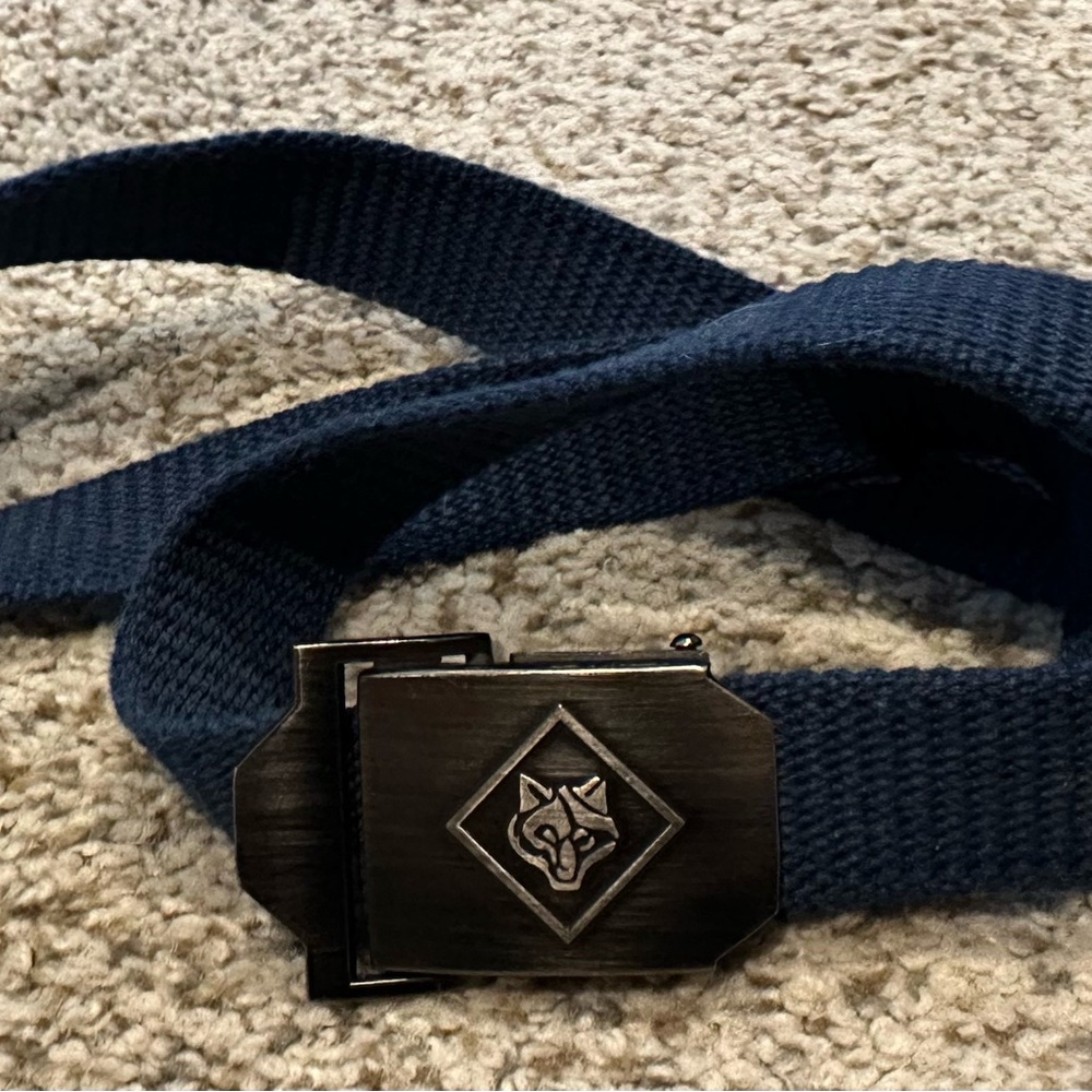 Boys Cub Scout , Boy Scouts,  Navy Web Belt with Metal Buckle